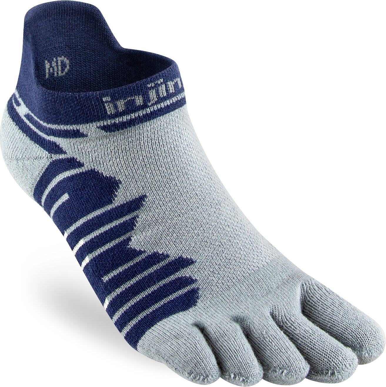 TerraToes Ultra No-Show Toe Socks — Cobalt