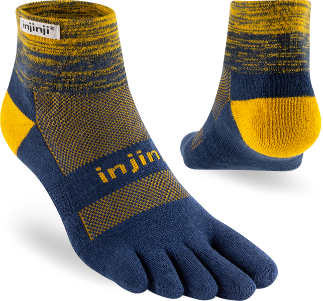 TerraToes Trail Mini-Crew Toe Socks — Moonlit