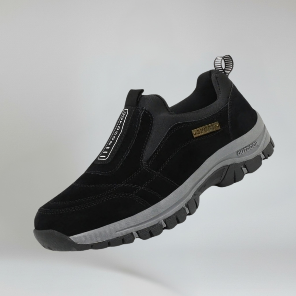 SF Trail outdoor slip-on walking shoe in black