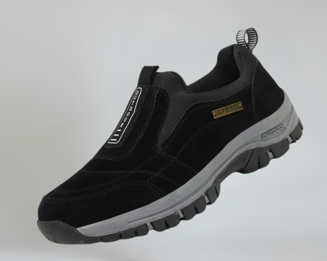SF Trail outdoor slip-on walking shoe in black