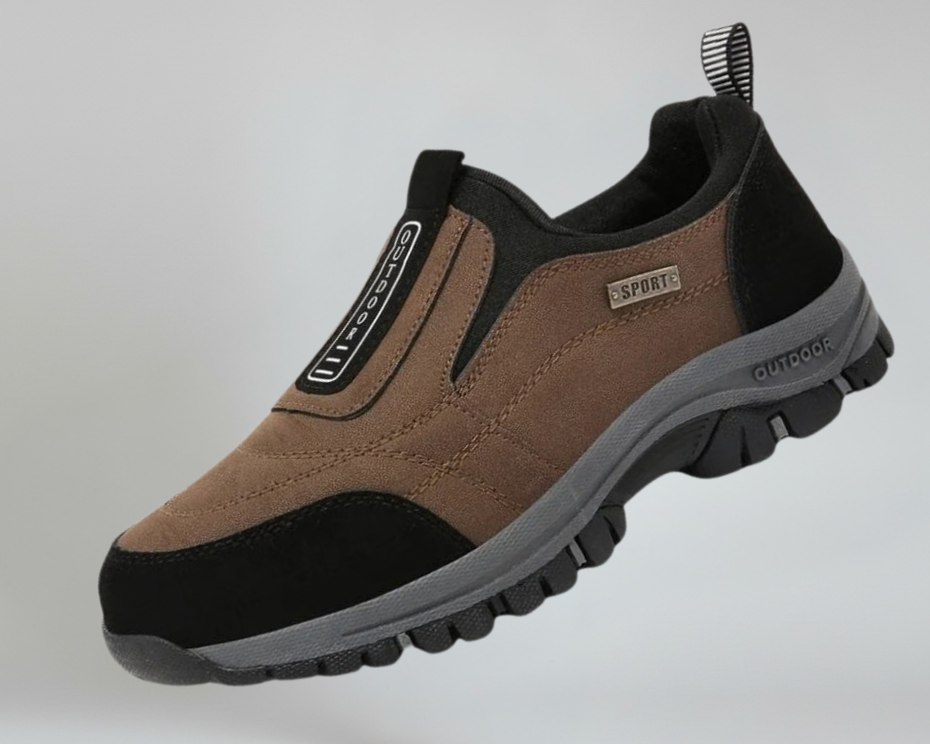 SF Trail outdoor slip-on walking shoe in brown