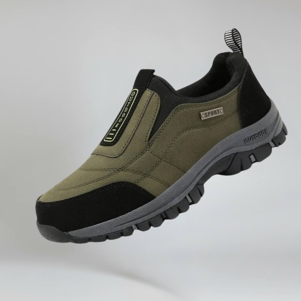 SF Trail outdoor slip-on walking shoe in green
