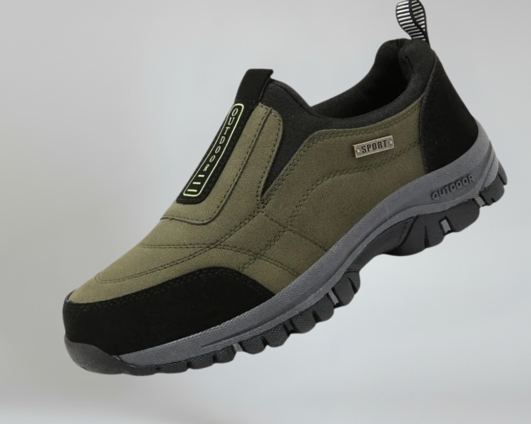 SF Trail outdoor slip-on walking shoe in green