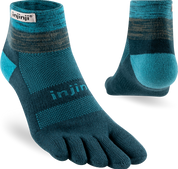TerraToes Trail Mini-Crew Toe Socks — Midnight
