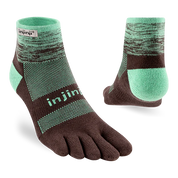 TerraToes Trail Mini-Crew Toe Socks — Mint