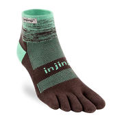 TerraToes Trail Mini-Crew Toe Socks — Mint