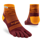 TerraToes Trail Mini-Crew Toe Socks — Solar