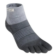 TerraToes Women's Trail Mini-Crew Toe Socks — Granite