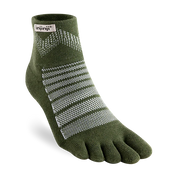 TerraToes Outdoor Mini-Crew Toe Socks — Forest