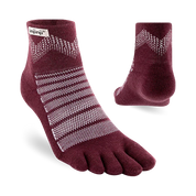 TerraToes Outdoor Mini-Crew Toe Socks — Garnet