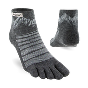 TerraToes Outdoor Mini-Crew Toe Socks — Slate