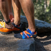 TerraToes Run No-Show Toe Socks — Botanical