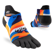 TerraToes Run No-Show Toe Socks — Botanical