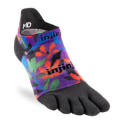 TerraToes Run No-Show Toe Socks — Tropical