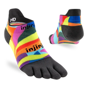 TerraToes Run No-Show Toe Socks — Verdure