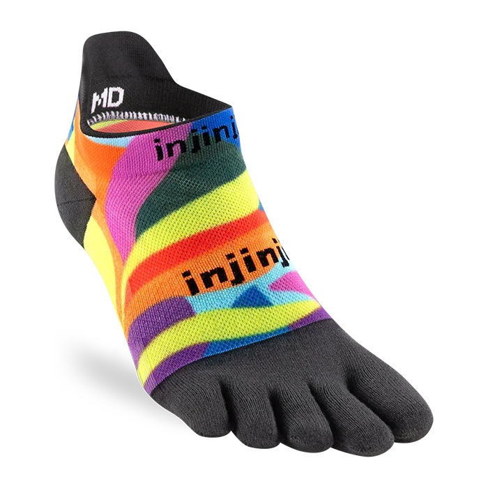 TerraToes Run No-Show Toe Socks — Verdure
