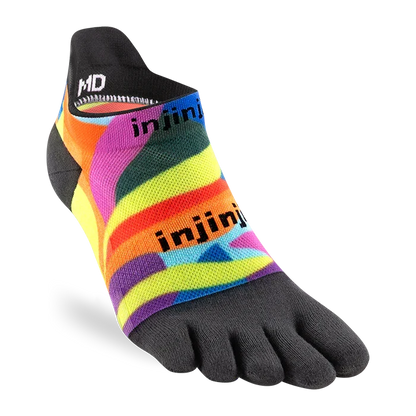 TerraToes Run No-Show Toe Socks — Verdure