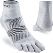 TerraToes Run Mini-Crew Toe Socks — Gray
