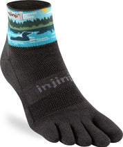 TerraToes Trail Mini-Crew Toe Socks — Loon