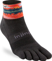 TerraToes Trail Mini-Crew Toe Socks — Reflection