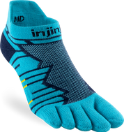 TerraToes Ultra No-Show Toe Socks — Pacific Blue