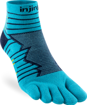 TerraToes Ultra Mini-Crew Toe Socks — Pacific Blue