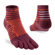 TerraToes Ultra Mini-Crew Toe Socks — Mahogany