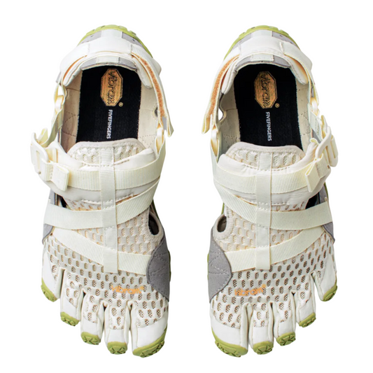 TerraBreeze Men's Five-Toe Barefoot Shoes — Ivory Green
