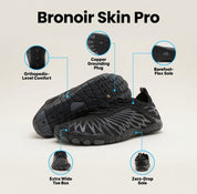 Grounding SkinPro 2.0 Barefoot Shoes with Copper Sole