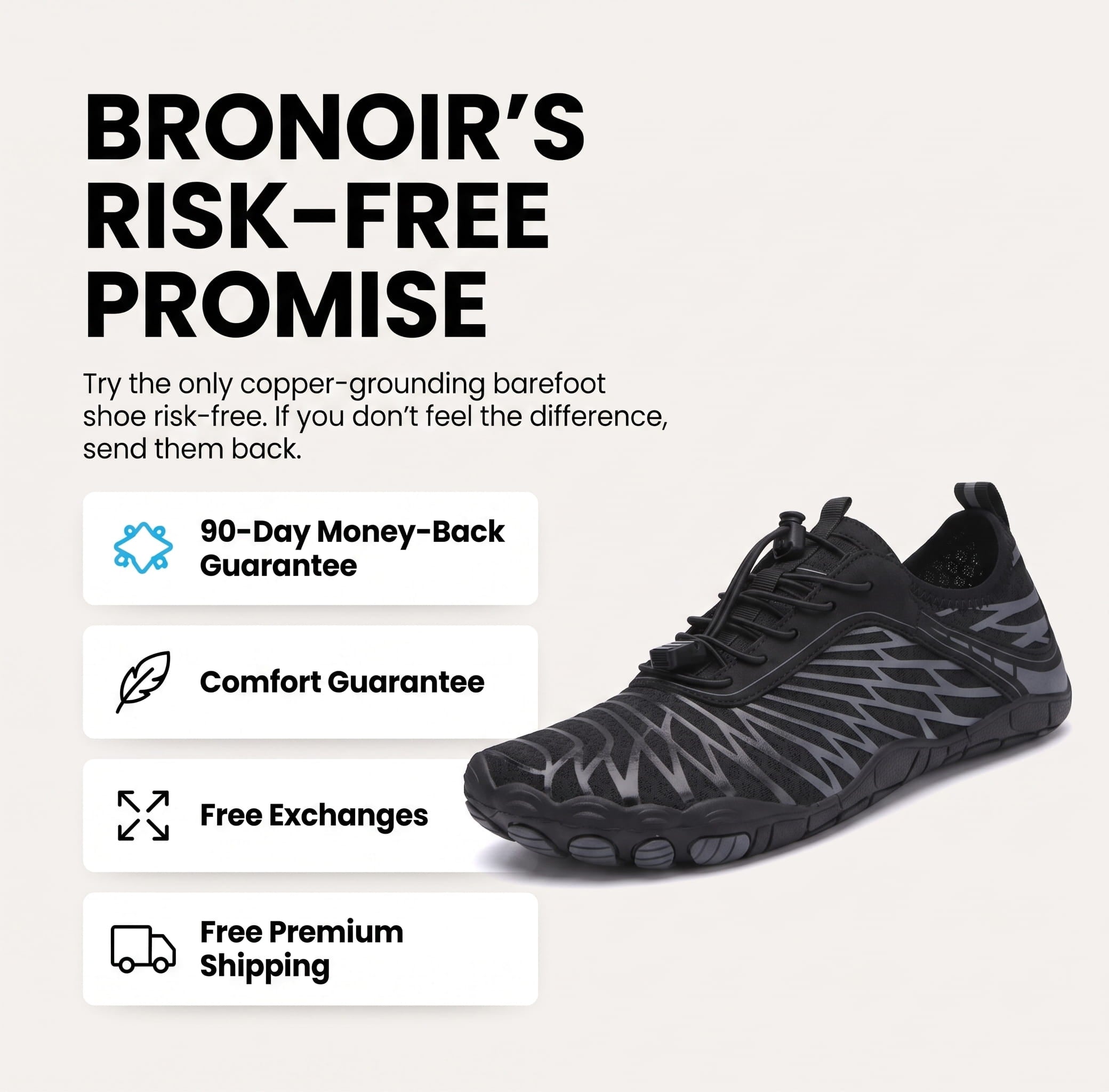 Grounding SkinPro 2.0 Barefoot Shoes with Copper Sole