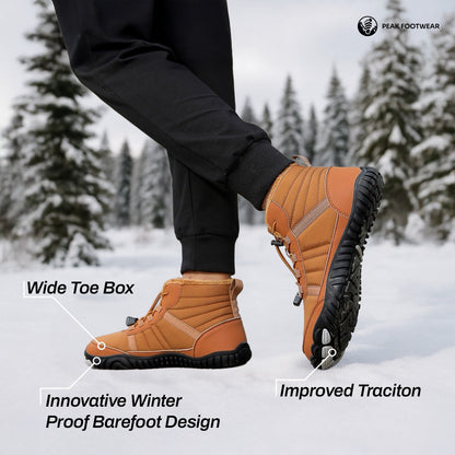 TerraUrban Unisex Waterproof Winter Barefoot Boots