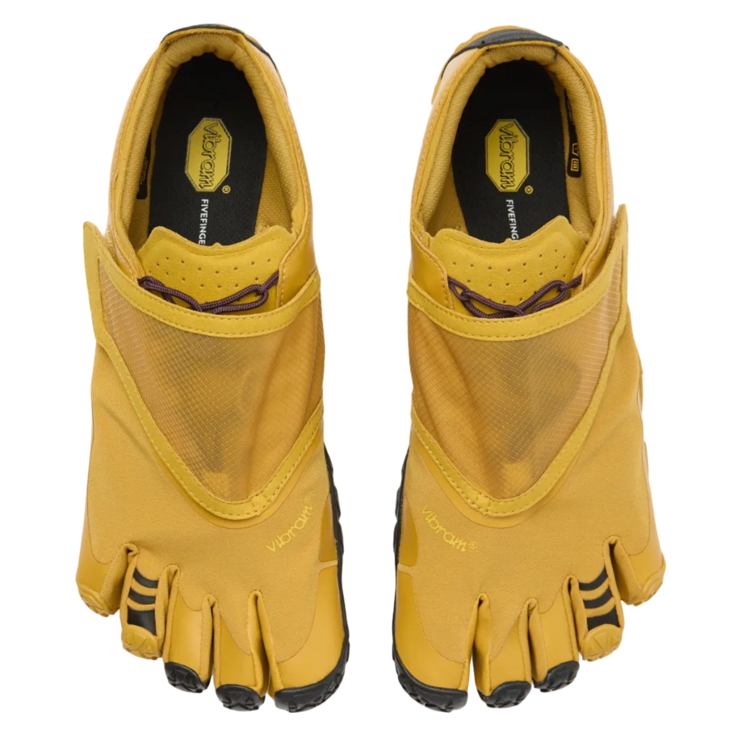 TerraTrail Men's Five-Toe Barefoot Shoes — Mustard Black