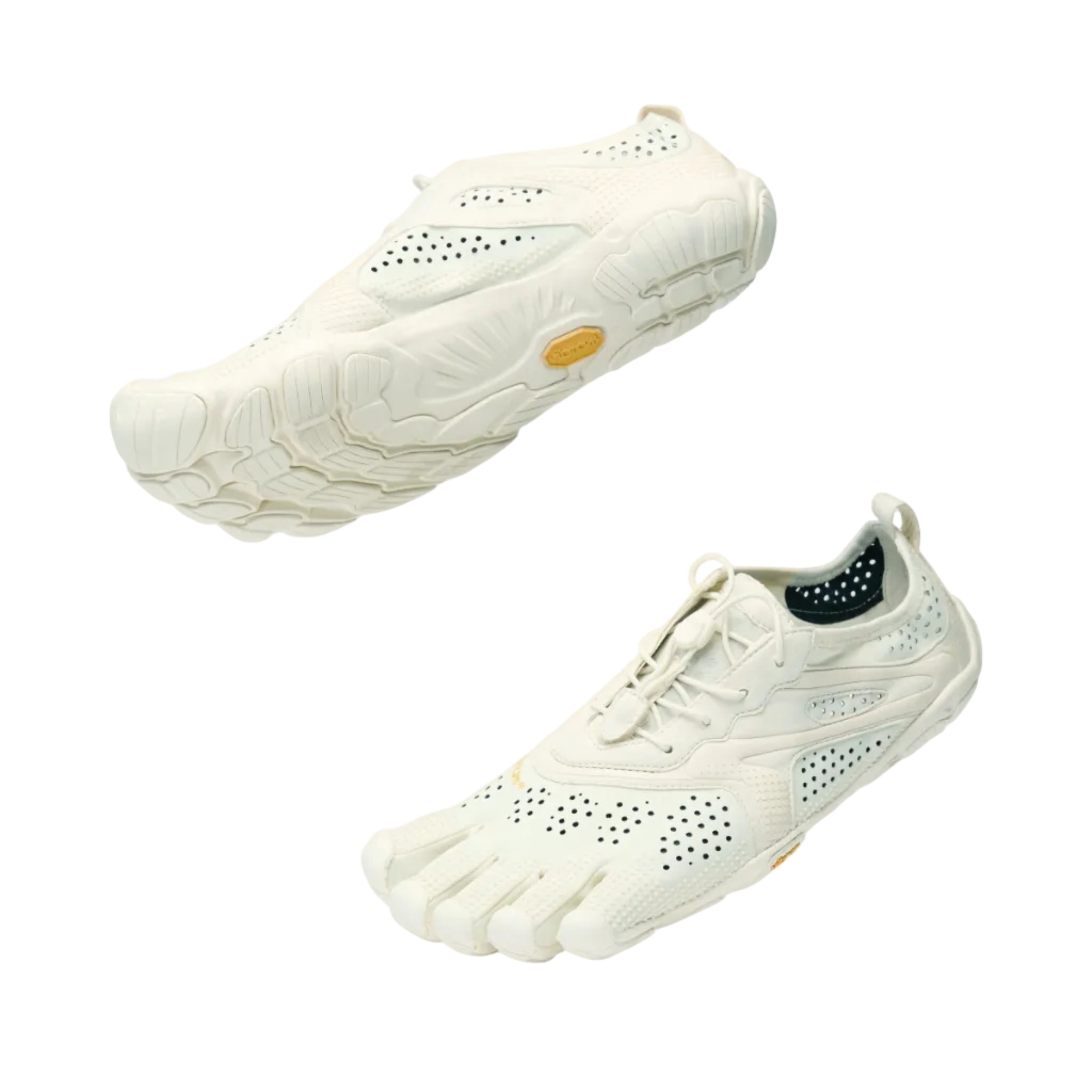 TerraRun Men's Five-Toe Barefoot Shoes — Total Ivory