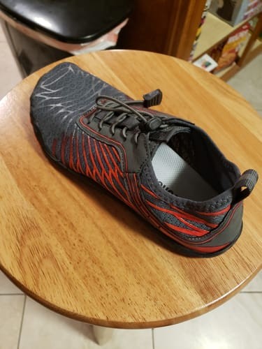 Photo sent in by Jorge Q. wearing their Wild Barefoot shoes